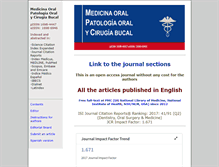 Tablet Screenshot of medicinaoral.es